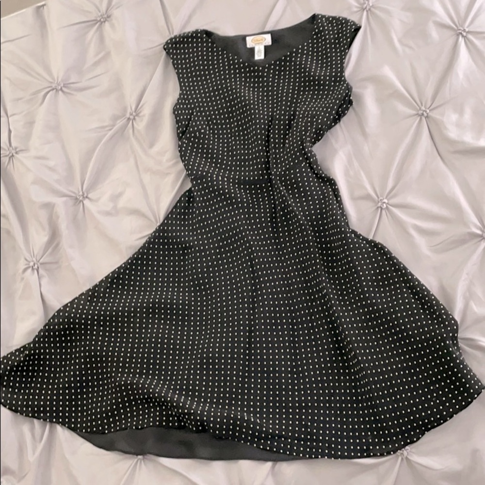 Polka Dot Fit and Flare Dress